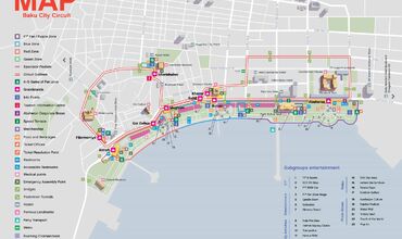 BAKÜ F1 GRAND PRIX AJET HY ILE 23 EYLÜL (AzNeft Grandstand Tribünü)