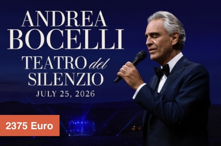 Andrea Bocelli - Romanza 30. Toskana Konser Turu (2026)