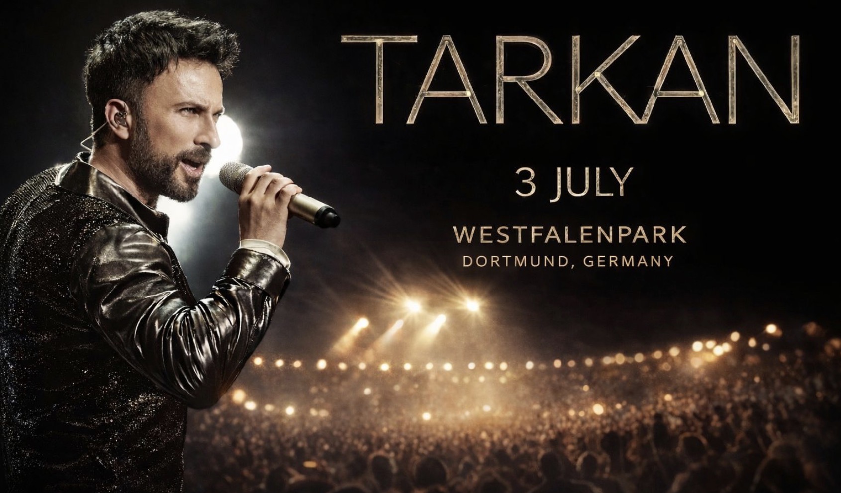 Dortmund Tarkan Konseri 2 Gece 3 Gün (Konser Bileti Dahil)