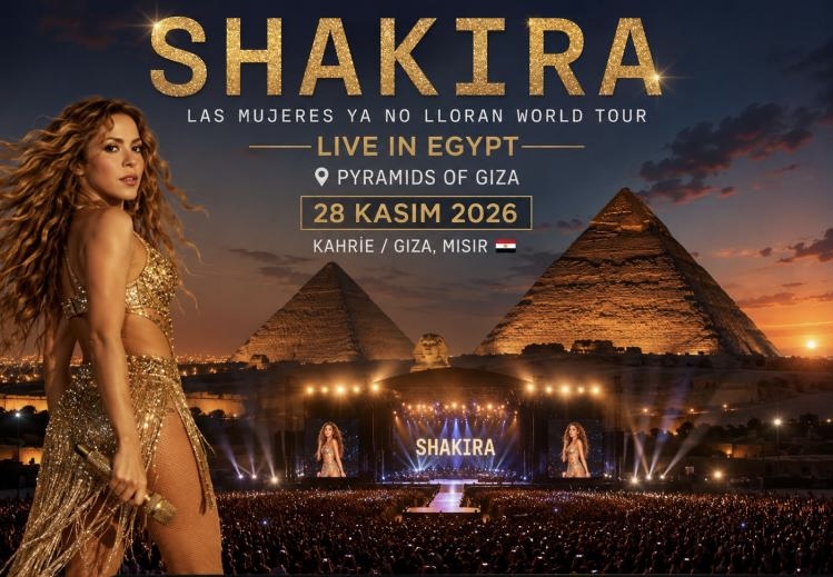 Kahire Prestij Shakira Konseri Turu 3 Gece 4 Gün